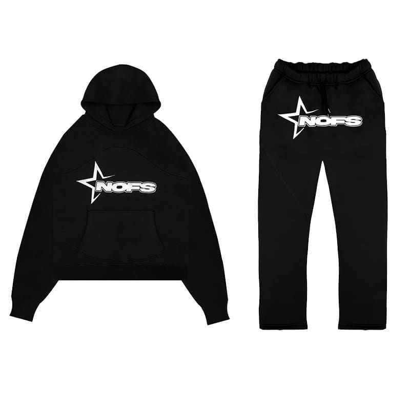 Printed Hoodie Y2G Style Fleece Jogging Sports Sweater Suit