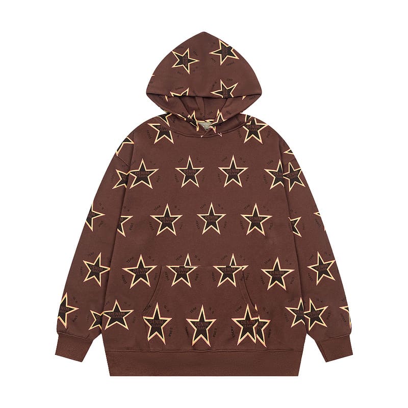 Denim Tears Full Printed Terry Hooded Sweater