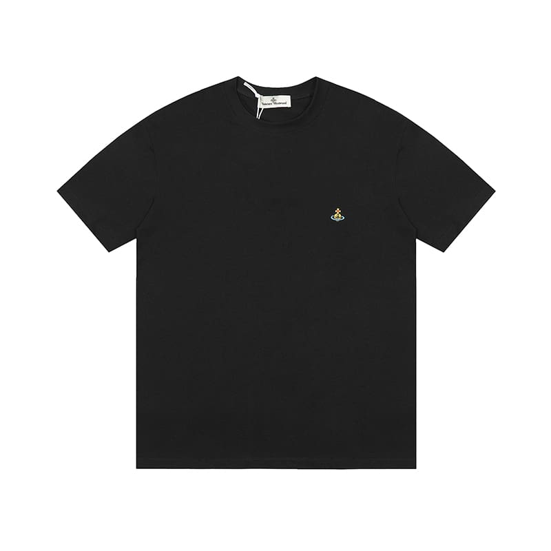 Vivienne Westwood Splash-Ink Embroidery Star Print Loose T-Shirt Half Sleeve