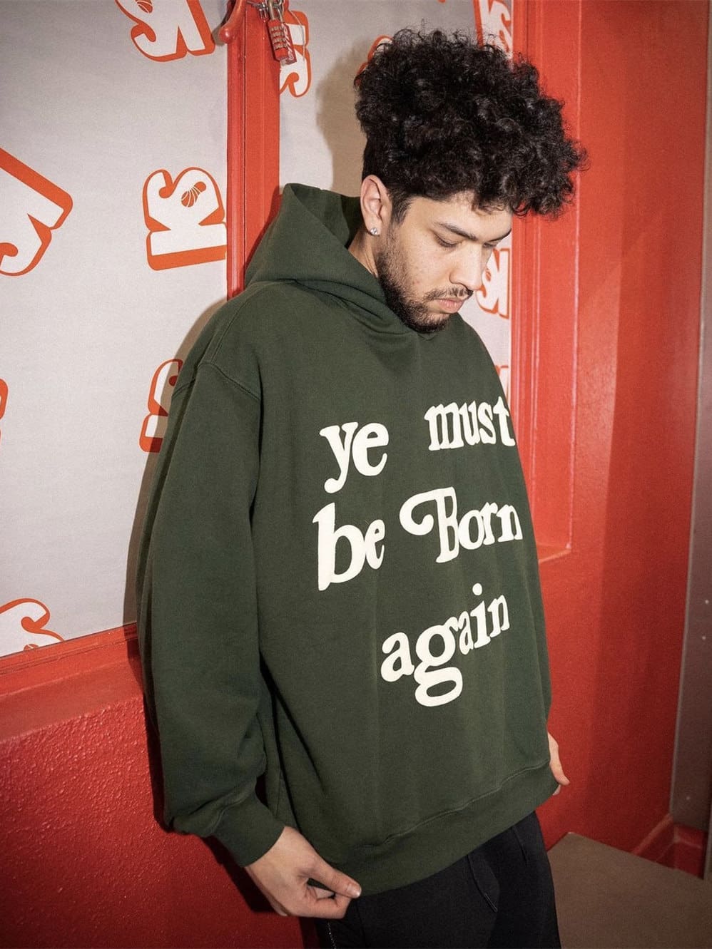 CPFM Kanye Foam Fleece Hoodie Trendy Loose Fit for Men