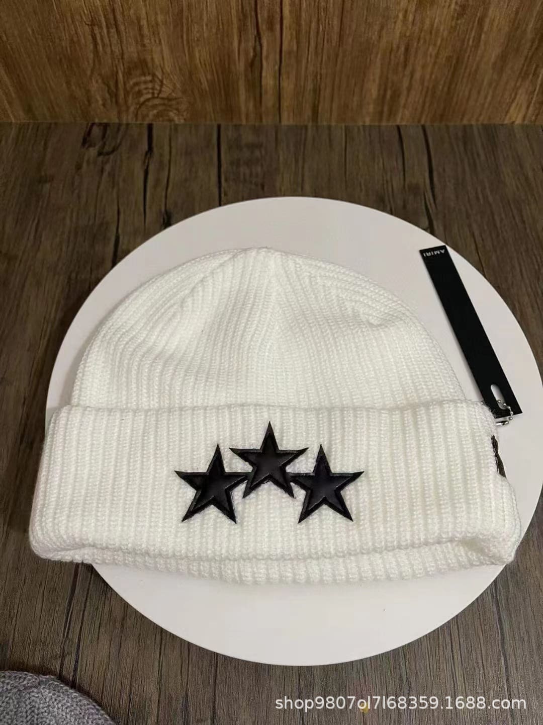 Amiri Embroidered Woolen Cap Knitted Hat for Men and Women