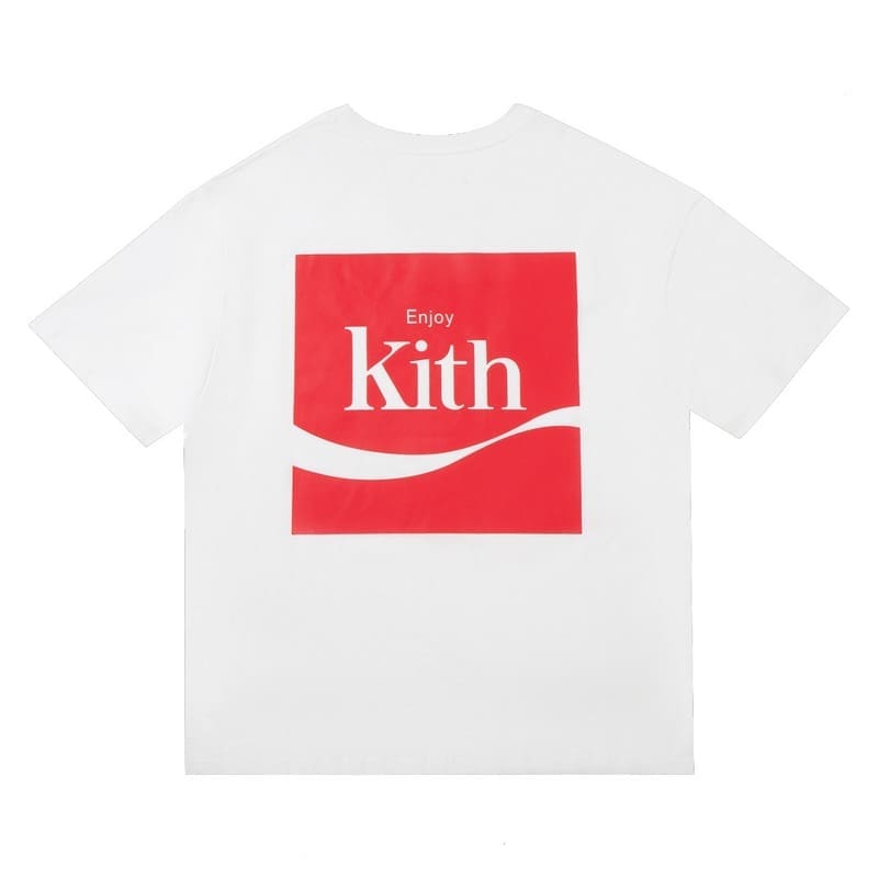 Kith Coca Cola Joint Name Short Sleeve T-Shirt for Men and Women