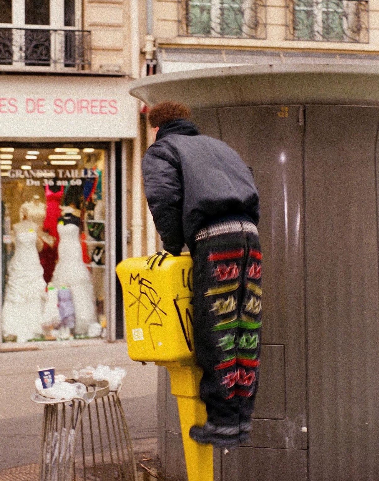 Minus Two Denim Trousers Casual Straight-Leg Loose Fit Hip Hop Star Style B