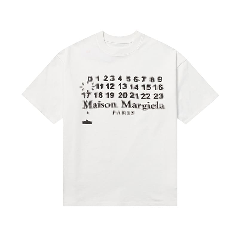 ma*s*n Ma*i*la mm6 digital pattern short sleeve t-shirt series a