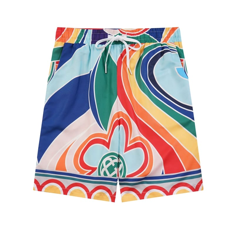 Casablanca Vacation Printed Shirt and Quick-Drying Shorts for Summer