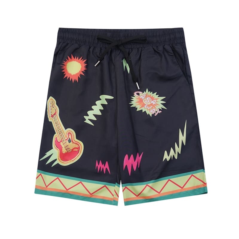 Casablanca Fashion Vacation Printed Shirt and Shorts Summer Beach Set