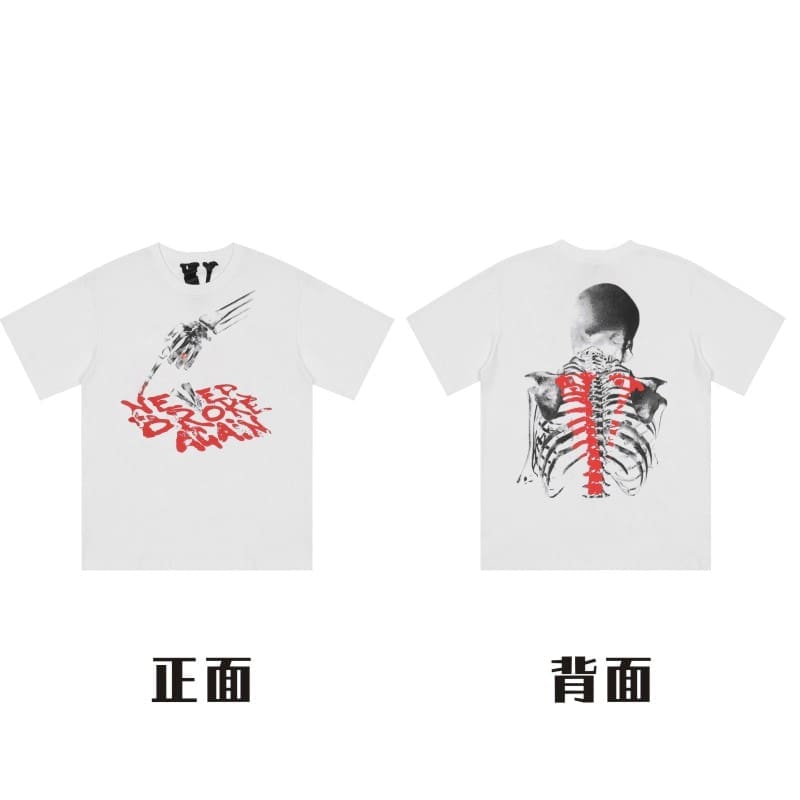 VLONE Large V Short Sleeve High Street T-Shirt Summer Style