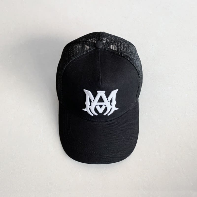 Amiri Embroidered Baseball Cap Sun Protection High Street Style