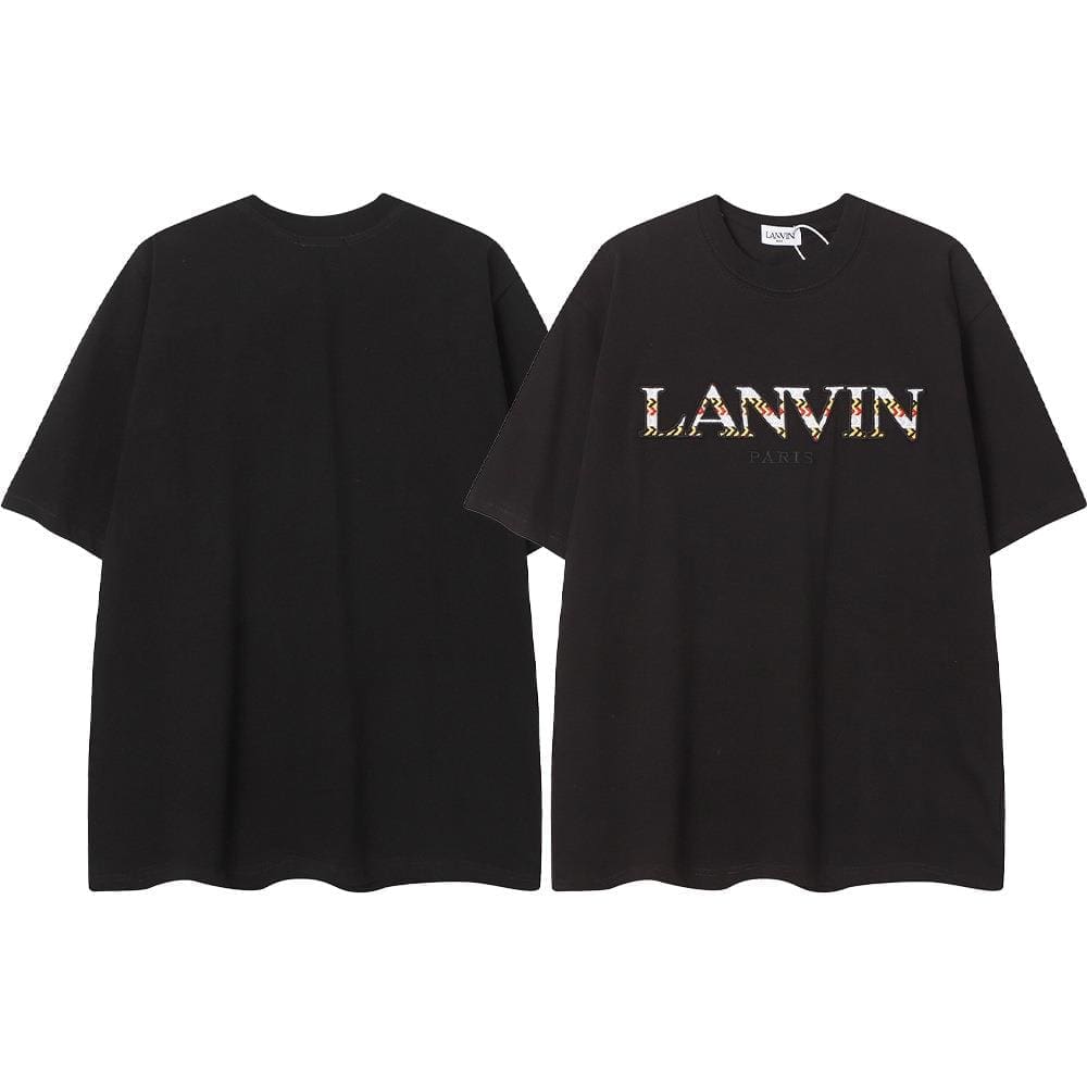 Gallery Dept X Lanvin Embroidered Printed Splash-Ink T-Shirt for Men