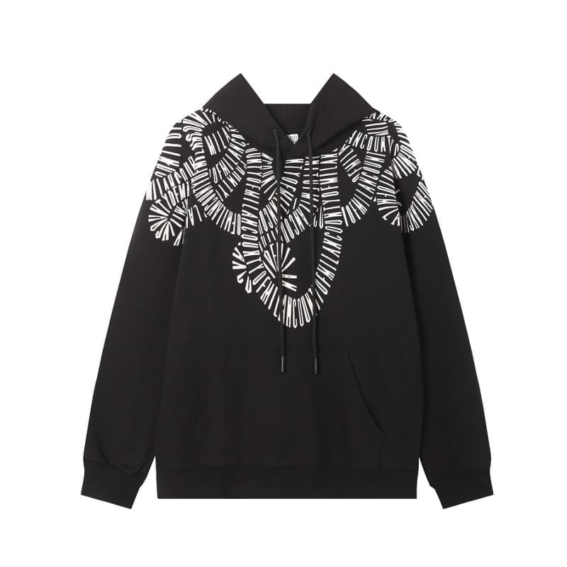 Marcelo Burlon Colorful Feather Wings Sweater Lightning Blade Hoodie A