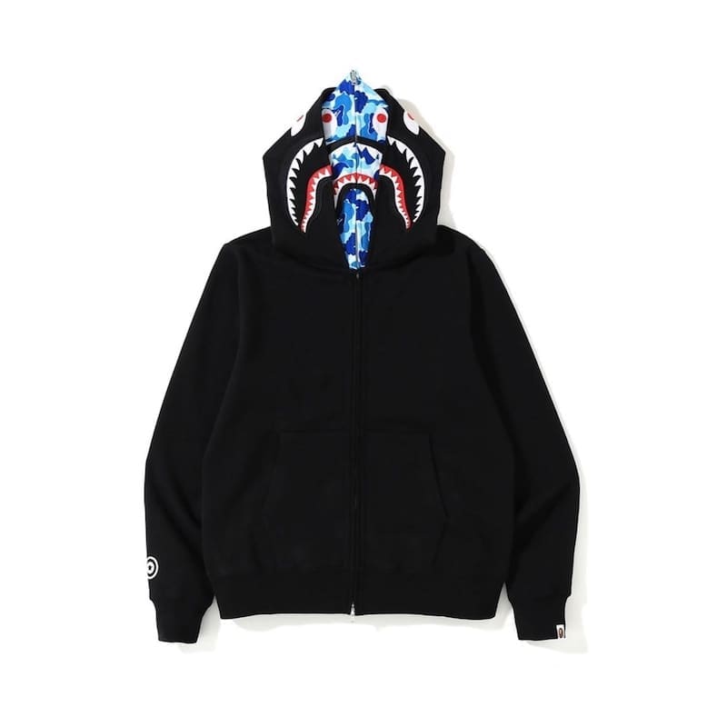 AAPE Ape Head Camouflage Zip Hoodie for Men and Women