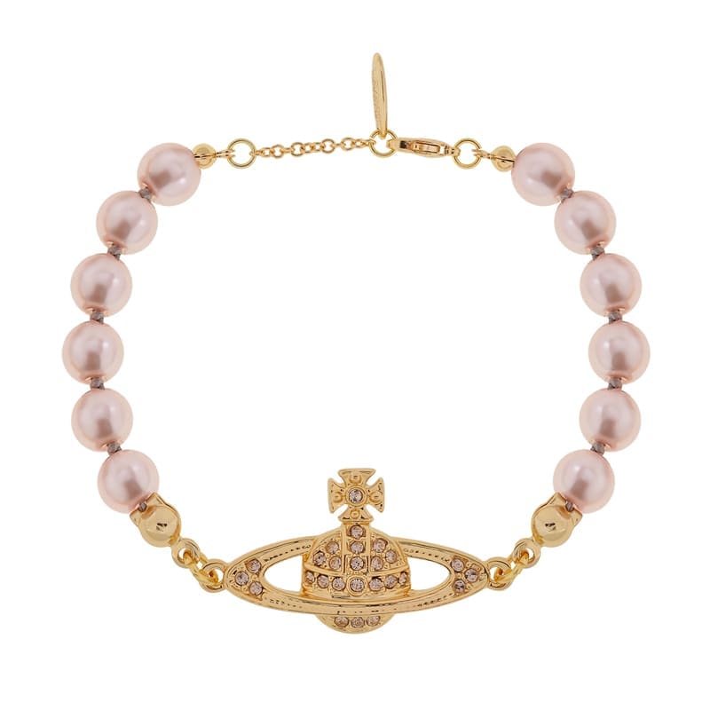 Vivienne Westwood 6-Layer Pearl Saturn Bracelet