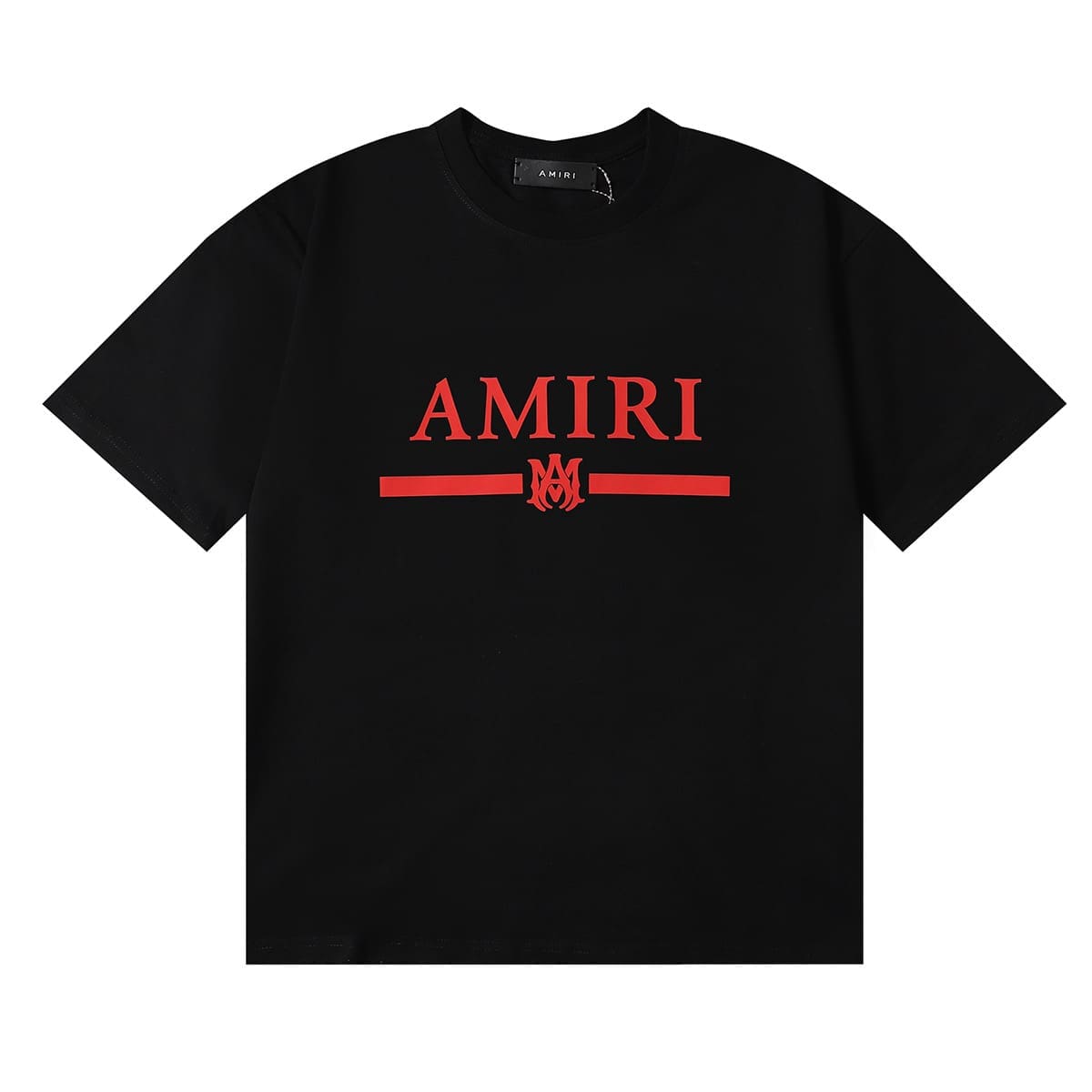 Amiri Fashion Solid Color High Street T-Shirt Retro Loose Fit 2