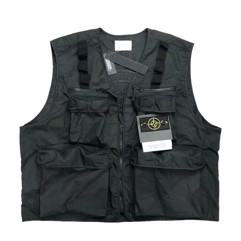 stone island S*p multi-pocket camouflage tactical workwear vest