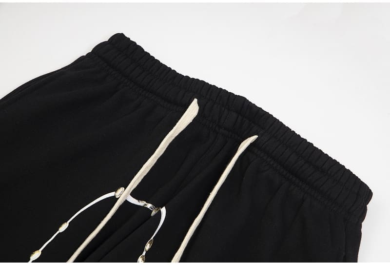 Denim Tears Skeleton Print Cotton Sweatpants for Men