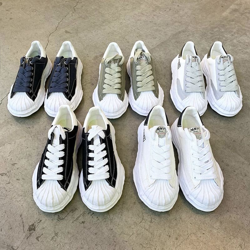 Ma*s*n mihara mmy dissolved shell toe skate shoes for men