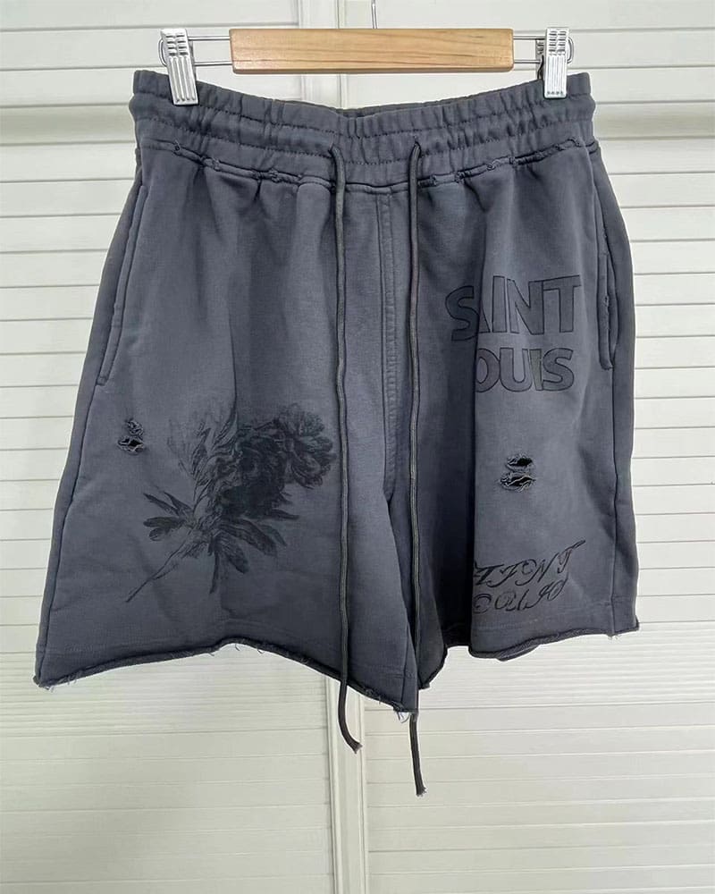 Saint Handmade Pants Leisure Shorts for Men and Women Fashion Brand