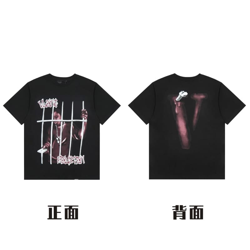 VLONE Big V Short Sleeve T-Shirt Casual High Street Summer Wear