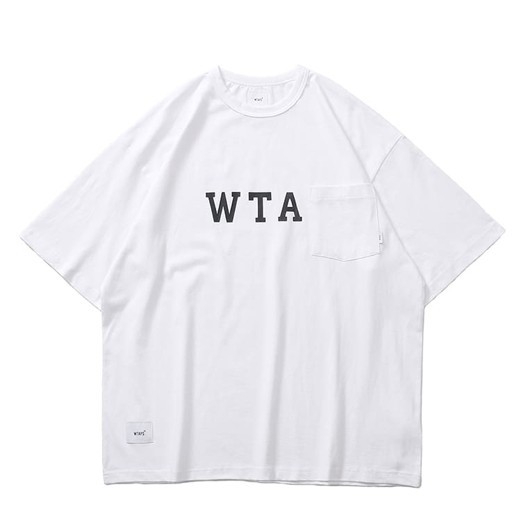 WTAPS DESIGN pocket printed short sleeve Japanese fashion brand CityBoy loose T-shirt for men