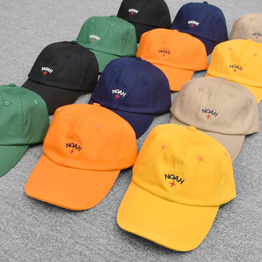 Noah Cross Embroidered Baseball Cap Green High Street Style