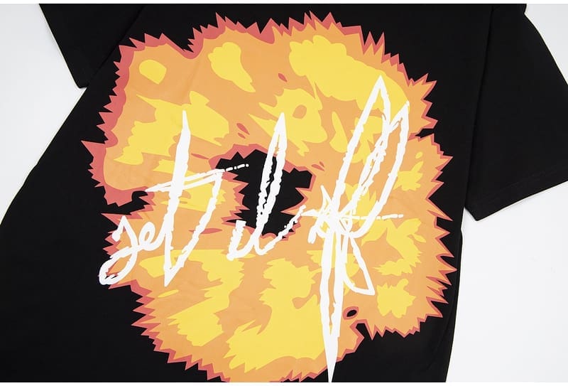 Denim Tears Hip Hop Pure Cotton Short Sleeve T-Shirt for Men and Women