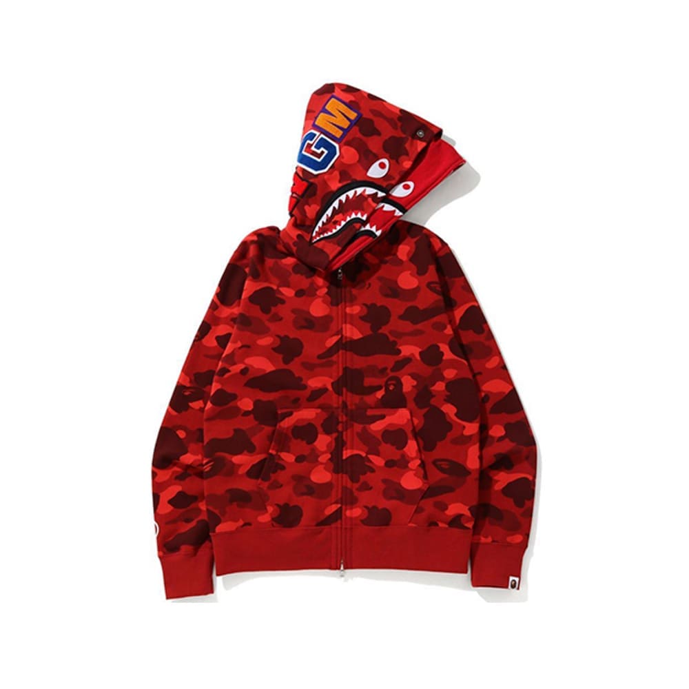 AAPE Ape Head Camouflage Zip Hoodie for Men and Women