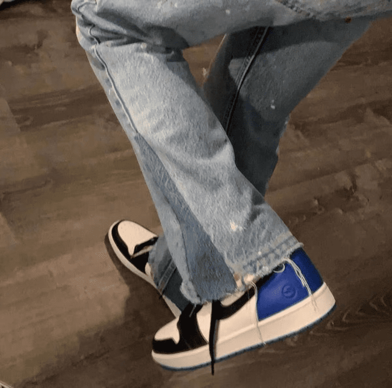 Gallery Dept Contrast Patchwork Denim Trousers