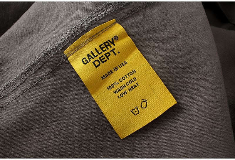 Gallery Dept Badge Embroidered Short Sleeve Workwear Shirt for Men