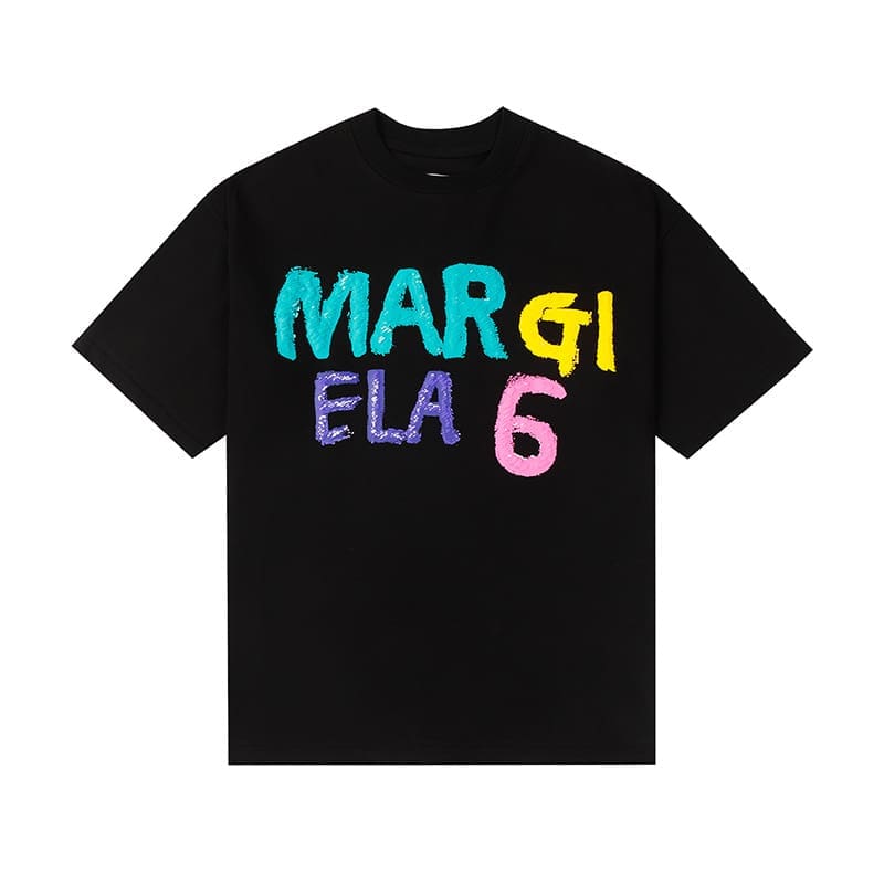ma*s*n Ma*i*la mm6 digital pattern short sleeve t-shirt series a