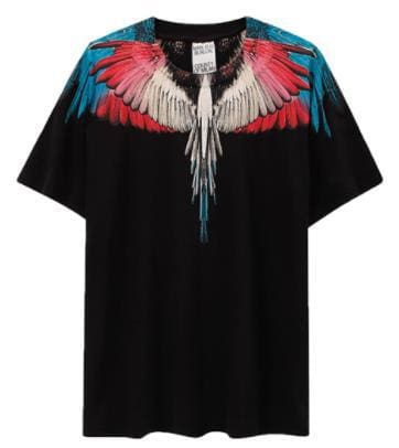 Marcelo Burlon Wings T-Shirt Classic Feather Short Sleeve B