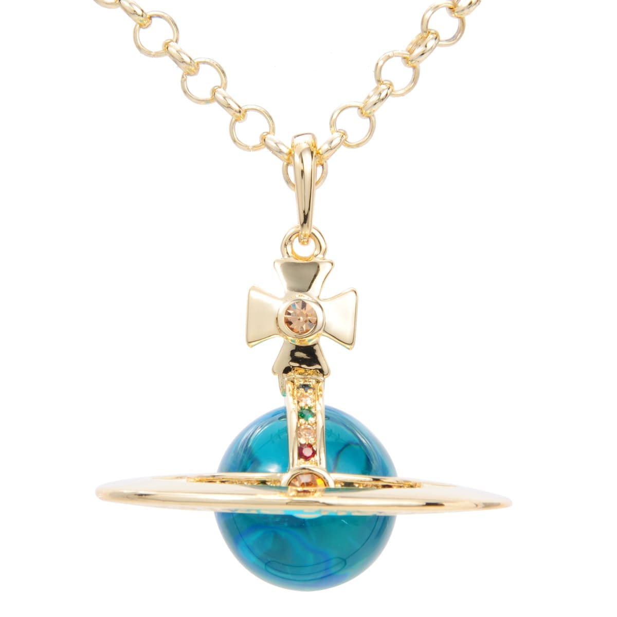 Vivienne Westwood Saturn Large Three-Dimensional Planet Necklace Classic Style