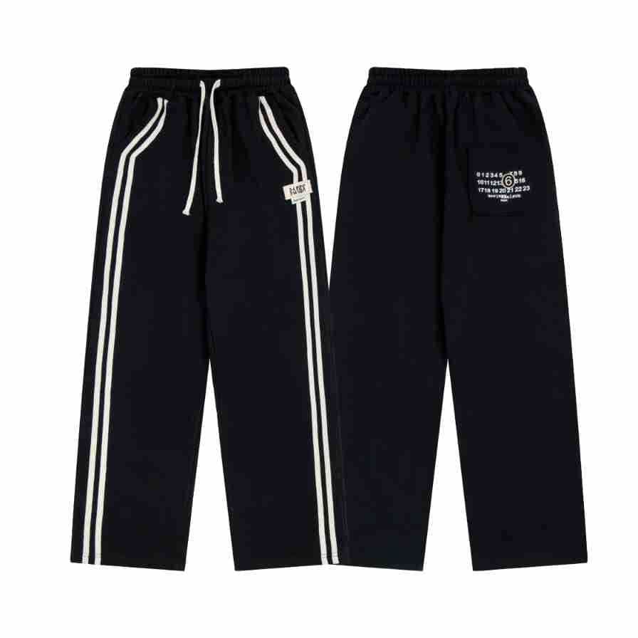 ma*s*n Ma*i*la mm6 loose digital embroidery sports trousers