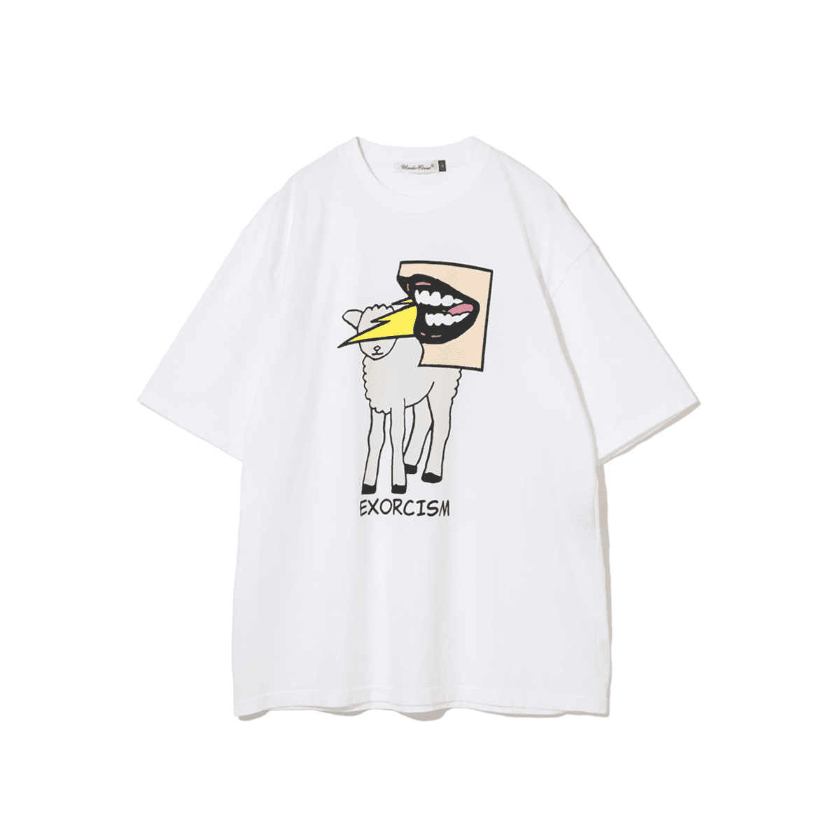 Undercover Washed Retro Japanese-Style Printed Loose T-Shirt for Men and Women