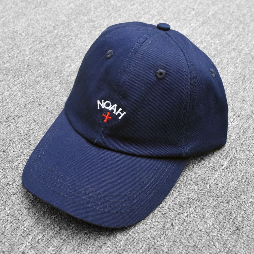 Noah Cross Embroidered Baseball Cap Green High Street Style