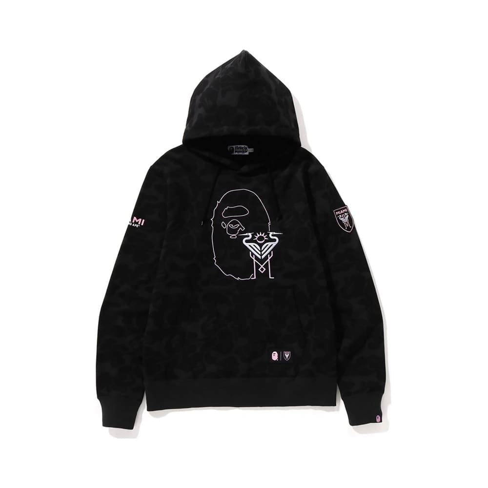 AAPE Ape Head Camouflage Zip Hoodie for Men and Women