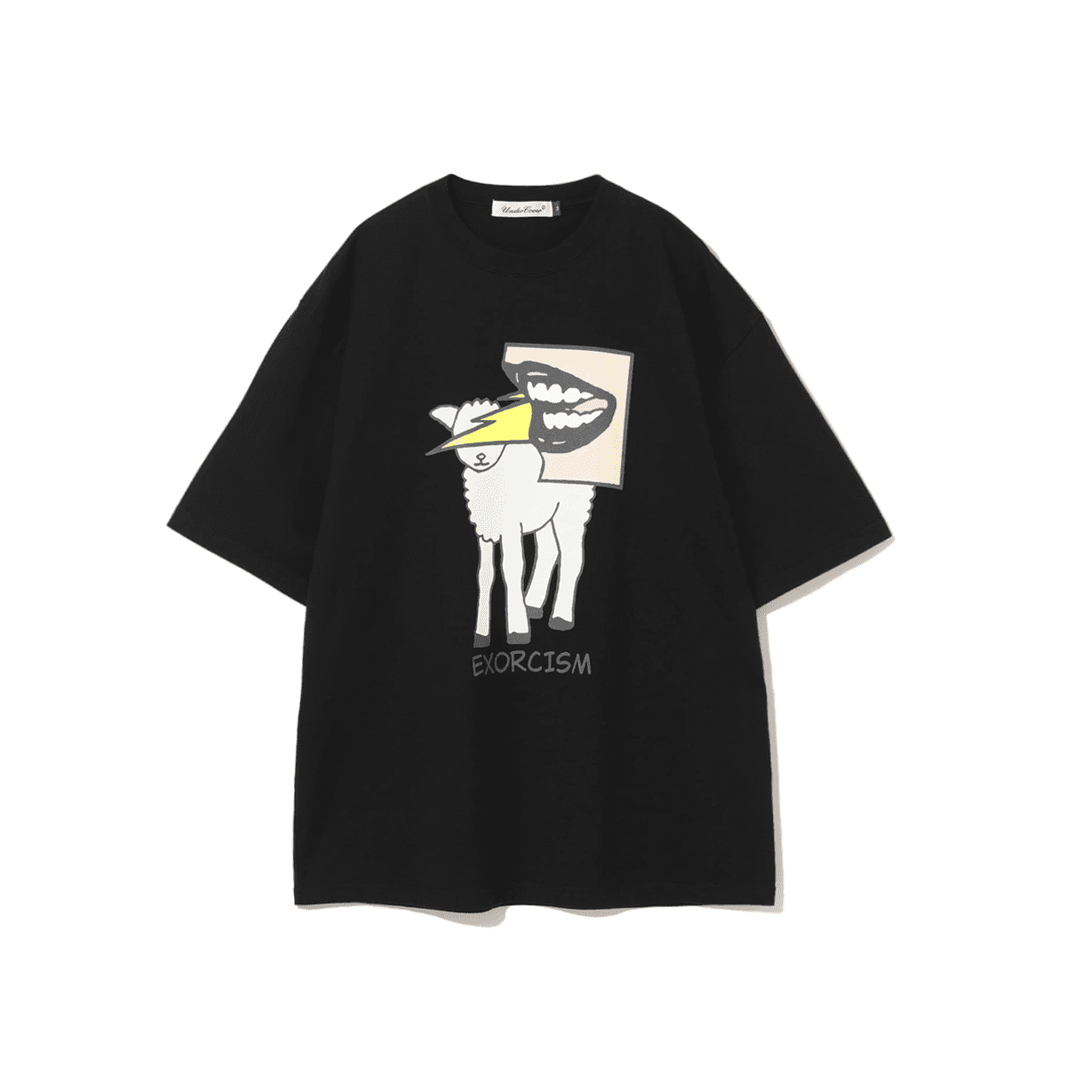 Undercover Washed Retro Japanese-Style Printed Loose T-Shirt for Men and Women