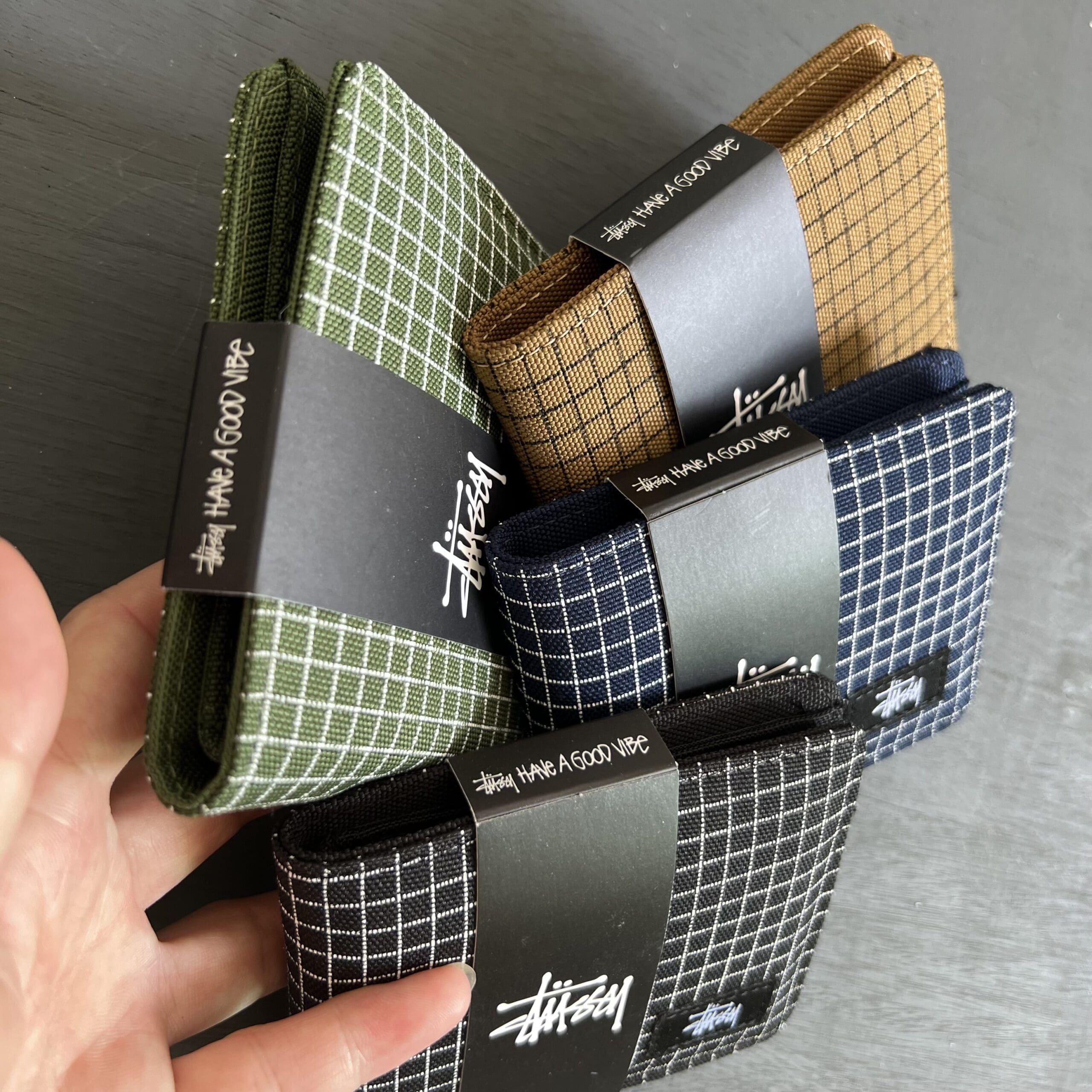 Stussy Men’s Casual Short Wallet Multi-Card Slot Japanese Style