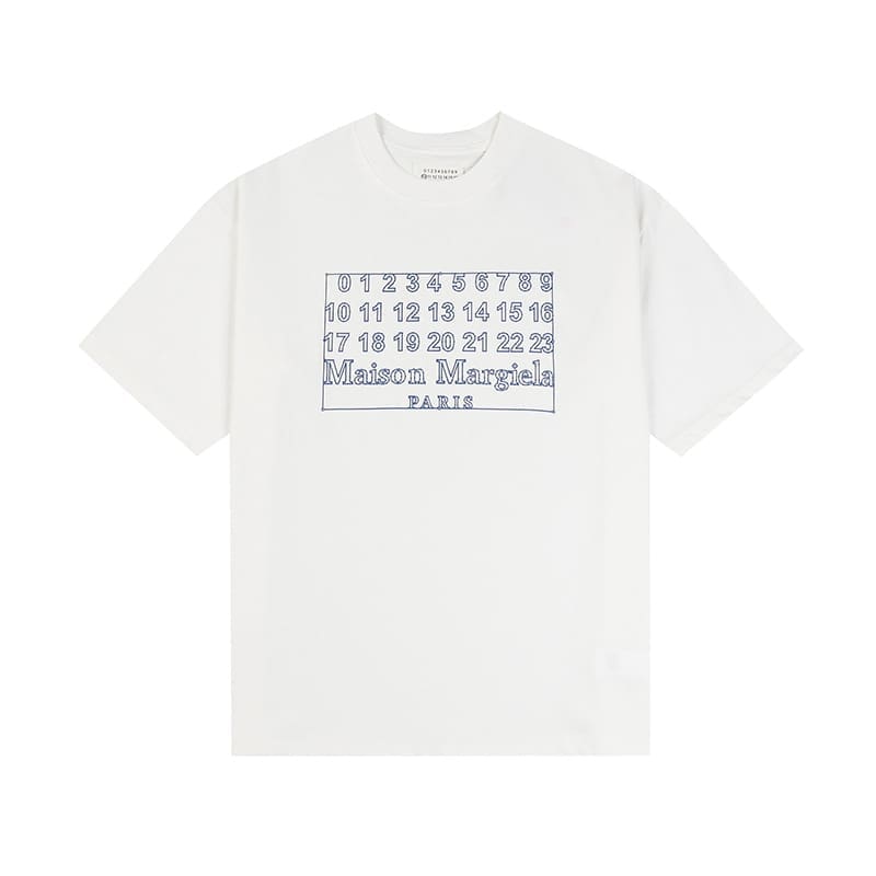 ma*s*n Ma*i*la mm6 digital pattern short sleeve t-shirt series a