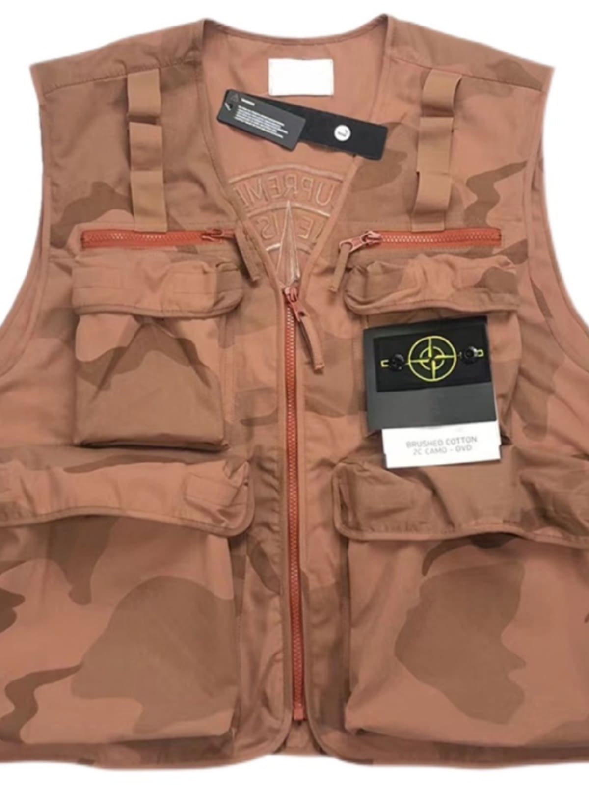 stone island S*p multi-pocket camouflage tactical workwear vest