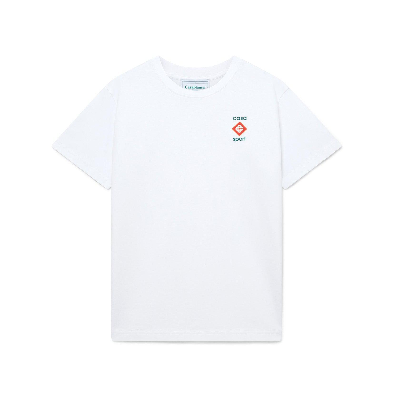 Casablanca Heavy Cotton Loose Half-Sleeve T-Shirt for Men