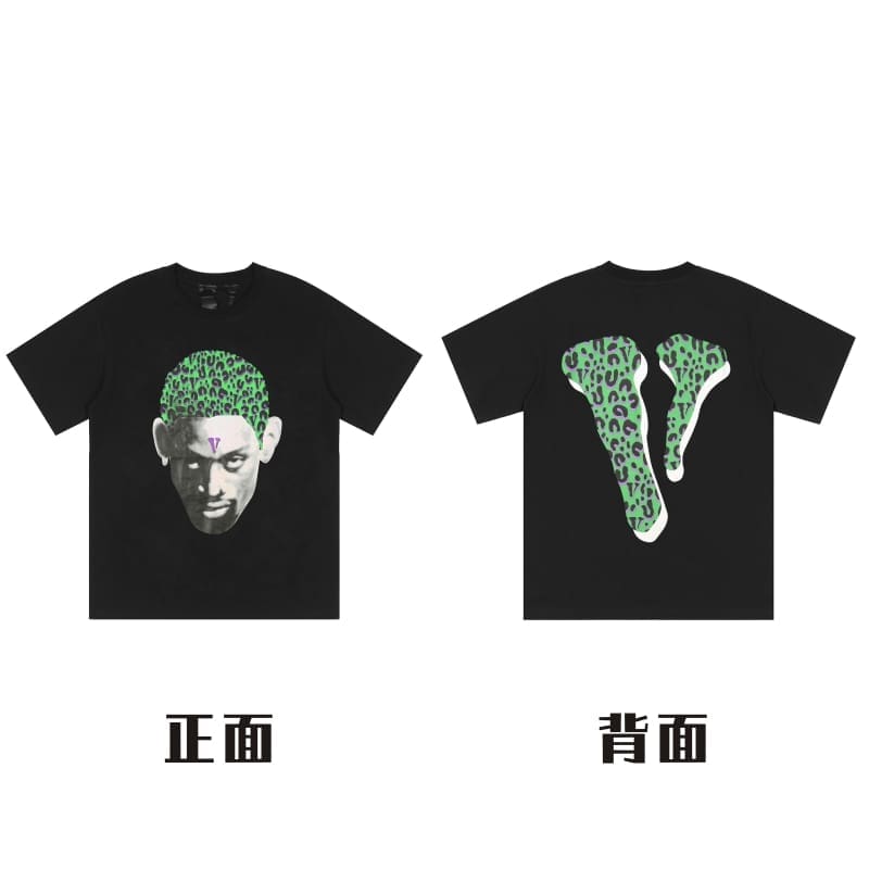 VLONE Big V Short Sleeve T-Shirt Casual High Street Summer Wear