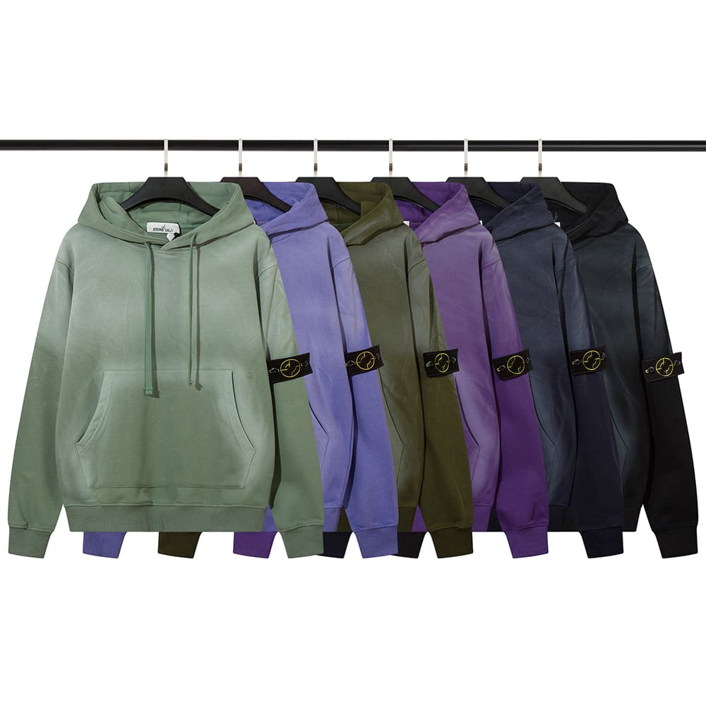 Stone Island Gradient Pullover Compass Armband Hoodie