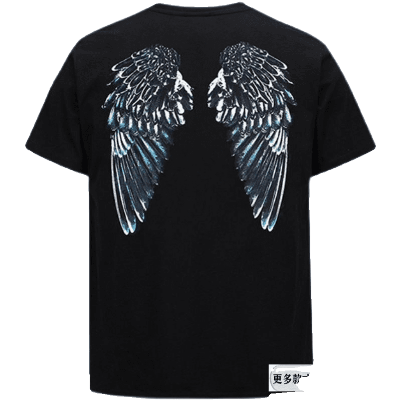 Marcelo Burlon MB back Angel Wings short sleeve