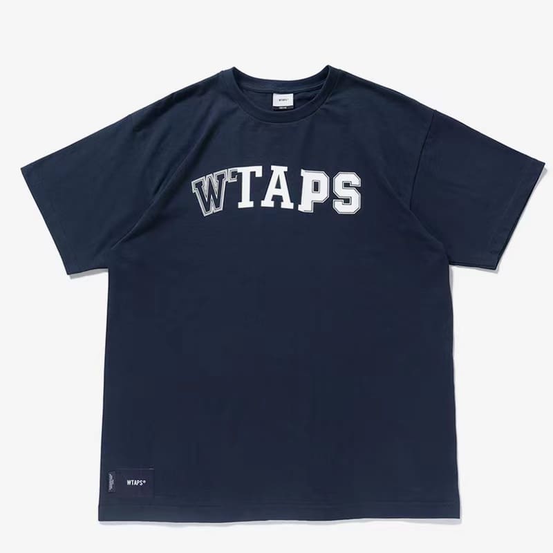 Fashion brand WTAPS hidden limited letter printing popular Japanese loose City Boy round neck short sleeve t-shirt