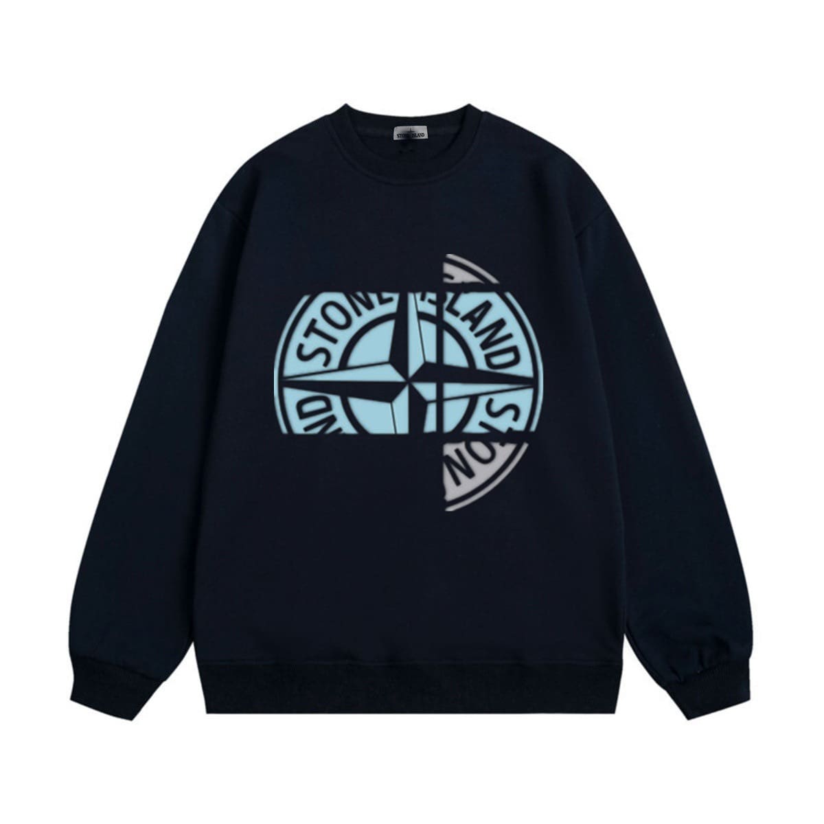 Stone Island Compass Logo Sweater Casual Men and Women Style
