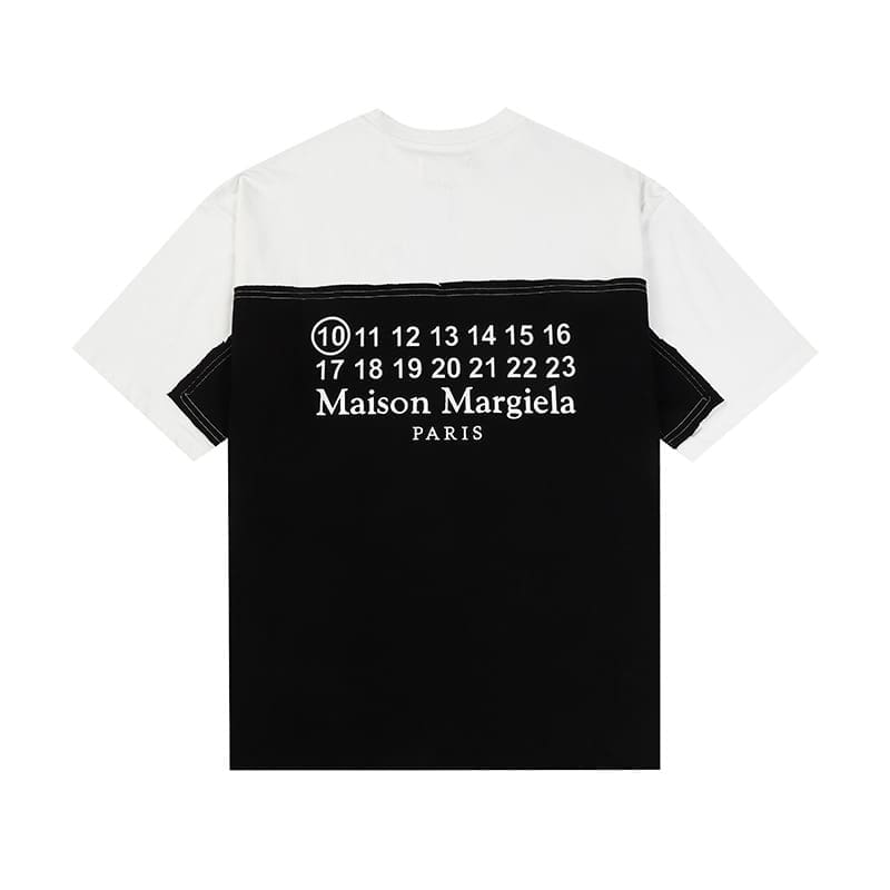 ma*s*n Ma*i*la mm6 digital pattern short sleeve t-shirt series a