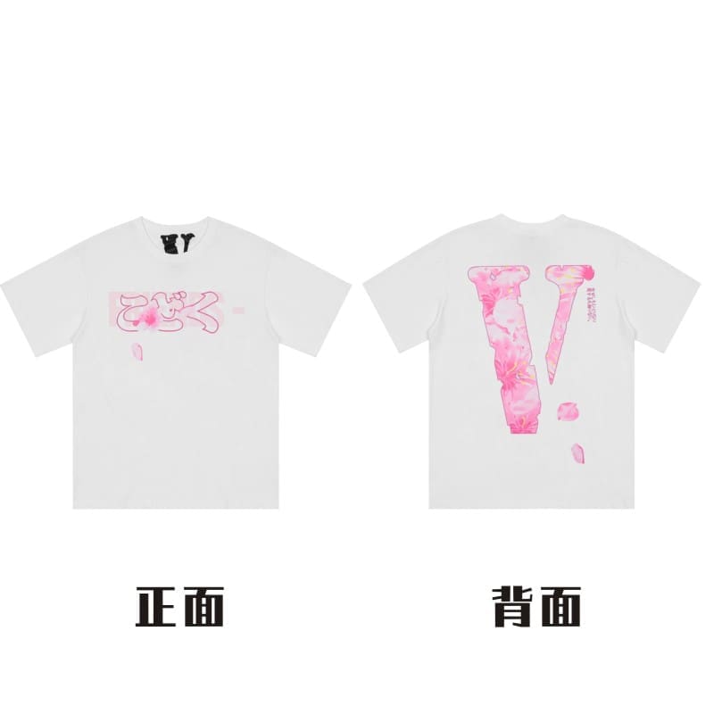 VLONE Large V Short Sleeve High Street T-Shirt Summer Style