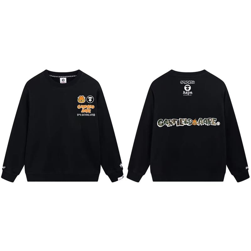 AAPE Camouflage Terry Hoodie for Men and Women