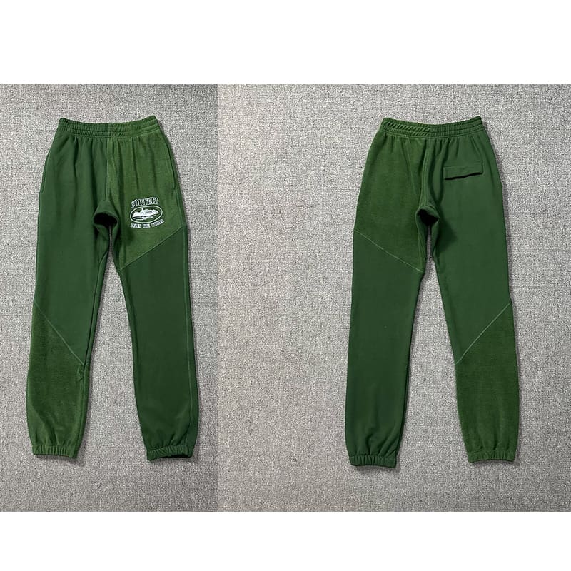 Corteiz Patchwork Long Sleeve Sweatshirt and Sweatpants Set for Autumn and Winter