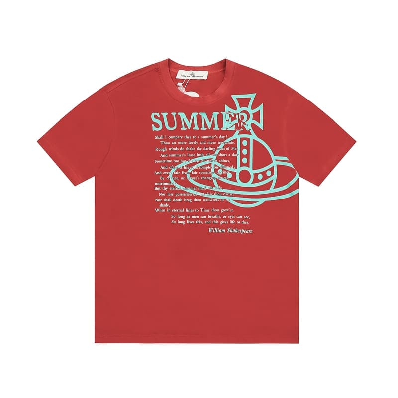 Vivienne Westwood Cotton Short Sleeve T-Shirt for Men and Women